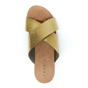 COPY - Cute Comfy Esprit Bounty Sandal - Brand New Size 6 - Color Gold
